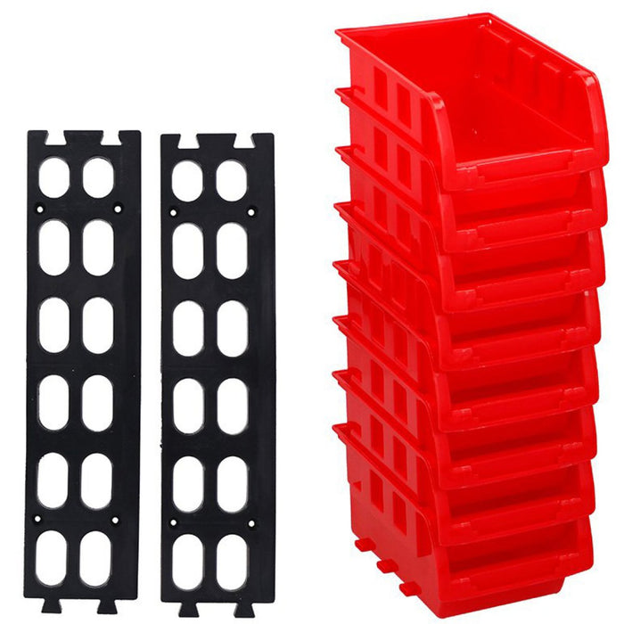 8pcs Small Half Bulk Bin Storage Organiser |  WK0800