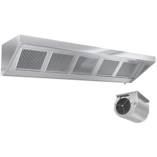 B Grade Wall Type Extraction Canopy With Filter &Amp; Fan &Amp; Lights &Amp; Speed Control 1400x700x450mm | Wlr147 B Grade Makfry