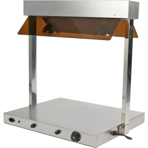 Buffet Food Warmer With Gantry Stainless Steel 2 Infrared Lamps Sneeze Guards 2x Gn1/1 | Wm2 Fxx Makfry