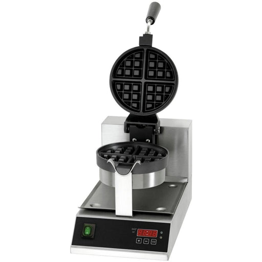 Commercial Premium Waffle Maker Round Digital Control Single | Wb03 D Makfry