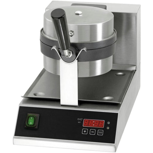 Commercial Premium Waffle Maker Digital Control Single Round |  Wm3 Makfry