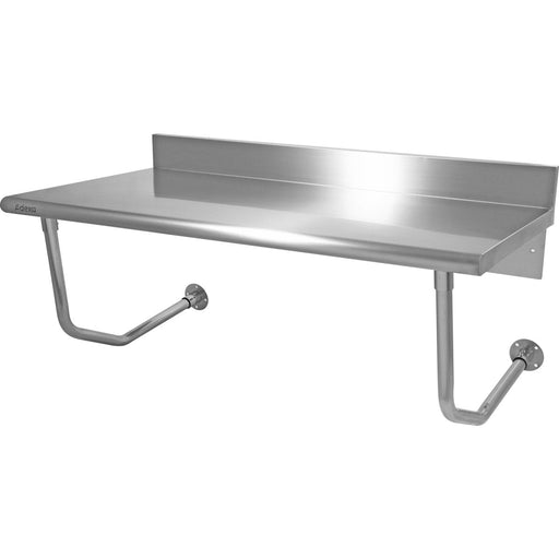 Professional Wall Mounted Work Table Stainless Steel 1400x700x900mm | Wmtb70140 Makfry