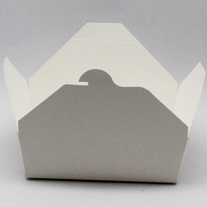 300pcs White Lunch Box 2000ml PE |  WPLB2000 Makfry