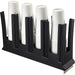 Black Cup Holder / Dispenser 4 Stacks |  WQB3002 Makfry
