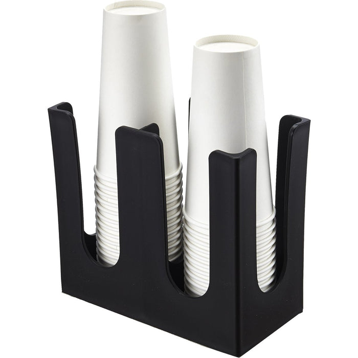 Black Cup Holder / Dispenser 2 Stacks |  WQB3003 Makfry
