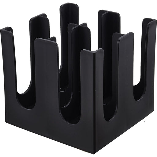 Black Cup Holder / Dispenser 4 Stacks Square |  WQB3004 Makfry
