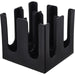 Black Cup Holder / Dispenser 4 Stacks Square |  WQB3004 Makfry