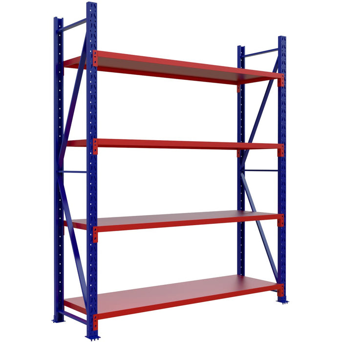 Wide Span Warehouse Racking Starter Unit 2000x600x2500mm 4 Shelves |  WR0320060250START