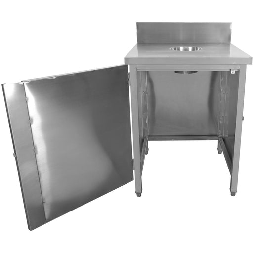 Commercial Waste Bin Cabinet Stainless Steel | Wrsa7070 H Makfry