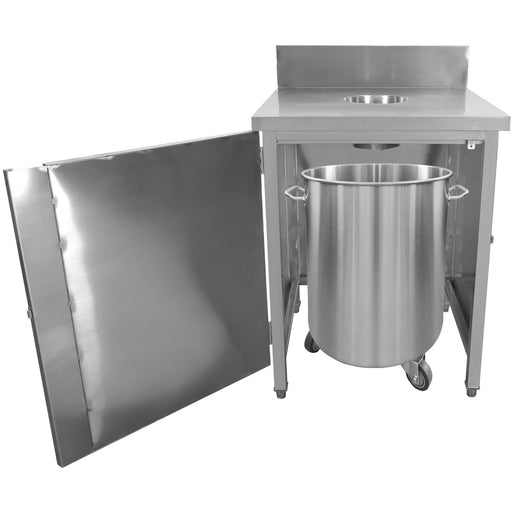 Commercial Waste Bin Cabinet Stainless Steel | Wrsa7070 H Makfry