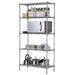 Professional 5 Tier Shelving Unit Silver 600x350x1500mm |  WS2414595S Makfry