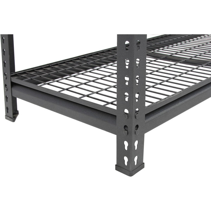 Professional Heavy Duty Wire Shelving Unit 1500x600x1830mm 4 shelves Black |  FUJI401 Makfry