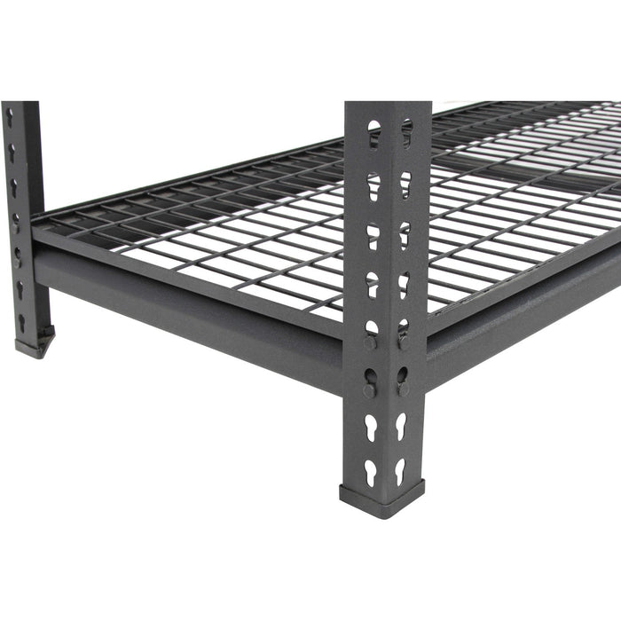 B GRADE Professional Heavy Duty Wire Shelving Unit 2000x600x1830mm 4 shelves Black |  FUJI402 B GRADE Makfry