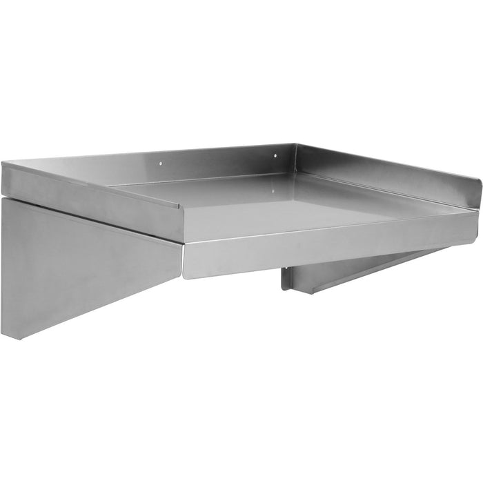 Wall shelf 1 level 3 sides upturn 600x400x254mm Stainless steel |  WSW40060B