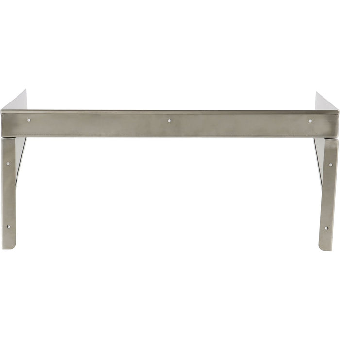 Wall shelf 1 level 3 sides upturn 1500x400x254mm Stainless steel |  WSW400150B