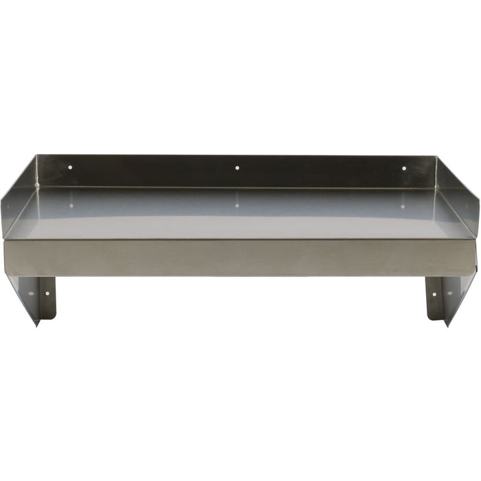 Wall shelf 1 level 3 sides upturn 1200x400x254mm Stainless steel |  WSW400120B