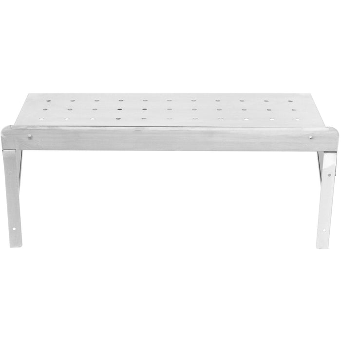 Wall Shelf Perforated 1 tier Stainless steel 900x400x254mm |  WSW40090P Makfry