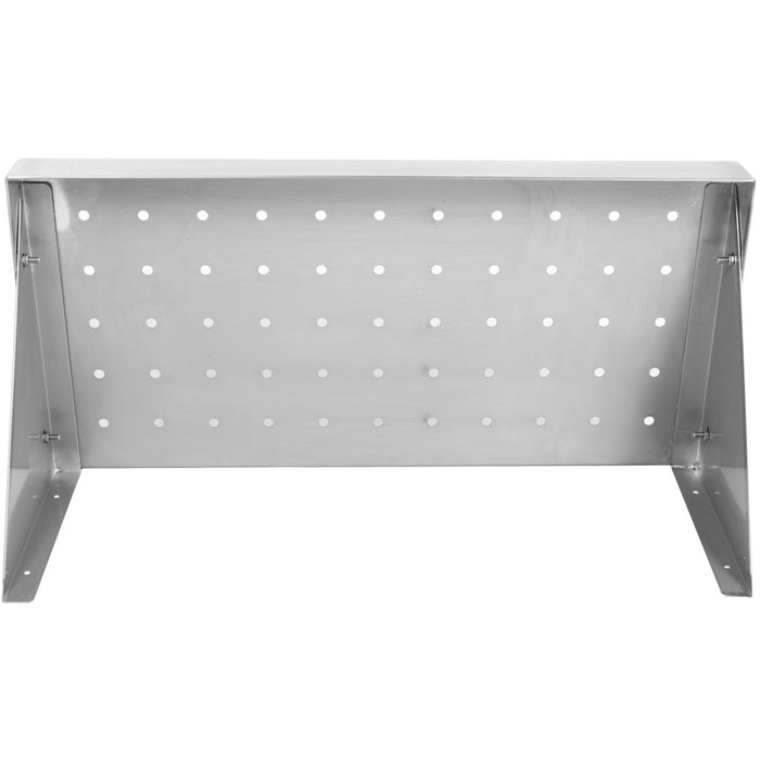 Wall Shelf Perforated 1 tier Stainless steel 1600x350x254mm |  WSW35160P