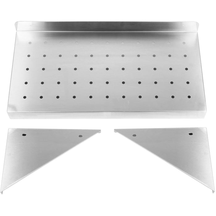 Wall Shelf Perforated 1 tier Stainless steel 900x350x254mm |  WSW35090P Makfry