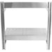Wall Shelf Perforated 2 tiers Stainless steel 1200x350x600mm |  WSWB35120P Makfry