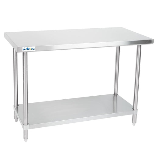 Commercial Work table Stainless steel Bottom shelf 1200x750x900mm |  WTG750X1200 Makfry