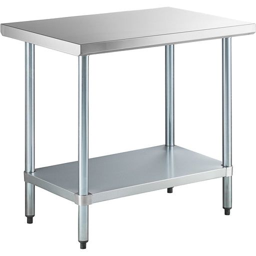 Commercial Stainless Steel Work Table Bottom shelf 1200x600x900mm |  WT60120G Makfry