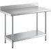 Commercial Stainless Steel Work Table Bottom shelf Upstand 1500x600x900mm |  WT60150GB Makfry