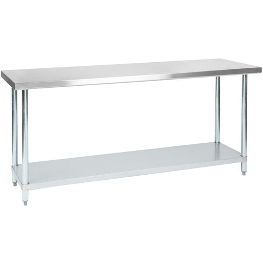 Commercial Stainless Steel Work Table Bottom Shelf 2100x700x900mm | Wt70210 G Makfry