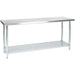 Commercial Stainless Steel Work Table Bottom shelf 1500x700x900mm |  WT70150G Makfry