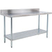 B GRADE Commercial Stainless Steel Work Table Bottom shelf Upstand 2100x700x900mm |  WT70210GB B GRADE Makfry