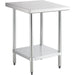 Commercial Stainless Steel Work Table Bottom shelf 300x700x900mm |  WT7030G Makfry