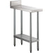 Commercial Stainless Steel Work Table Bottom shelf Upstand 300x700x900mm |  WT7030GB Makfry