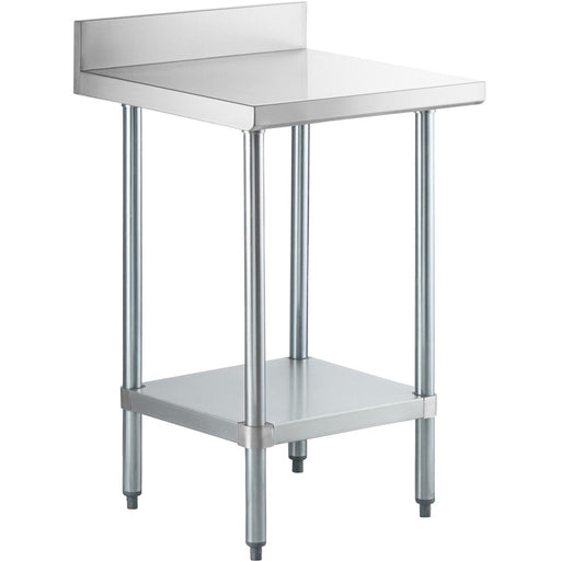 Commercial Stainless Steel Work Table Bottom shelf Upstand 700x700x900mm |  WT7070GB Makfry