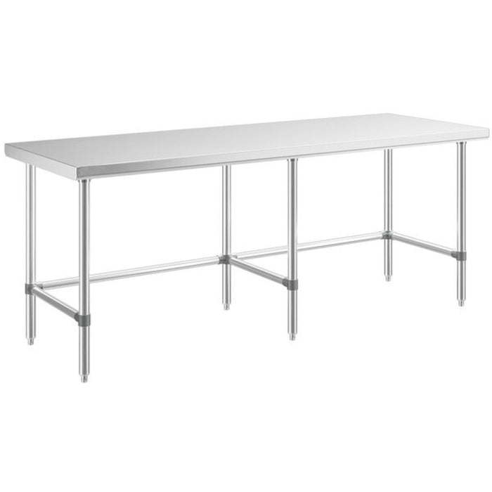 B GRADE Commercial Stainless Steel Work Table No Bottom shelf 2100x700x900mm |  WT70210GNU B GRADE