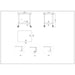 B GRADE Commercial Mobile Stainless Steel Work Table Bottom shelf 900x700x900mm |  WT7090GMOBILE B GRADE Makfry