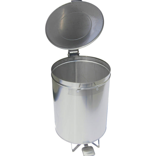 Professional Waste bin Stainless steel Wheels Pedal 80 litres |  VAD5904 Makfry