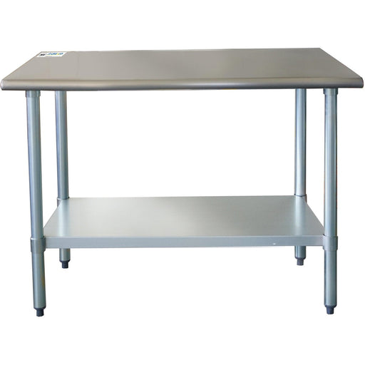 Commercial Work Table Stainless Steel Bottom Shelf 1000x600x900mm |  WTG600X1000 Makfry