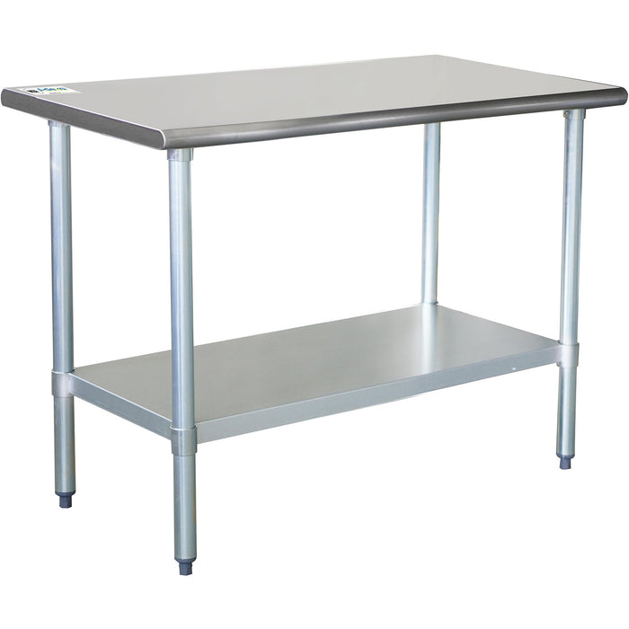 B GRADE Stainless Steel Work Table Bottom Shelf 1800x700x900mm |  ETW18070 B GRADE Makfry