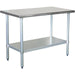 B GRADE Stainless Steel Work Table Bottom Shelf 1800x700x900mm |  ETW18070 B GRADE Makfry