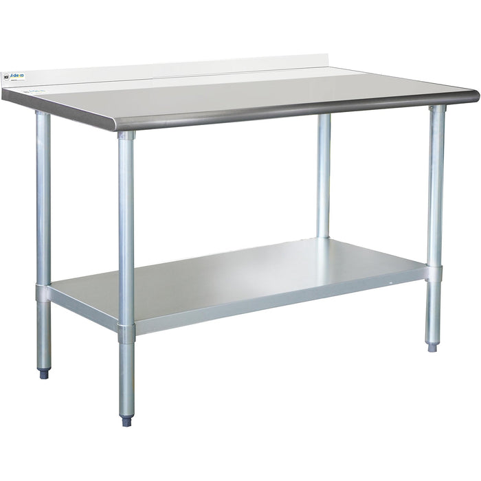 Stainless Steel Work Table Bottom Shelf &Amp; Upstand 1800x700x900mm |  Etw18070 B Makfry