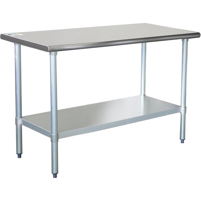 Commercial Work table Stainless steel Bottom shelf 1200x600x900mm |  WTG600X1200 Makfry