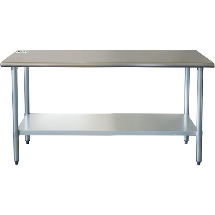 B GRADE Commercial Work table Stainless steel Bottom shelf 1500x600x900mm |  WTG600X1500 B GRADE