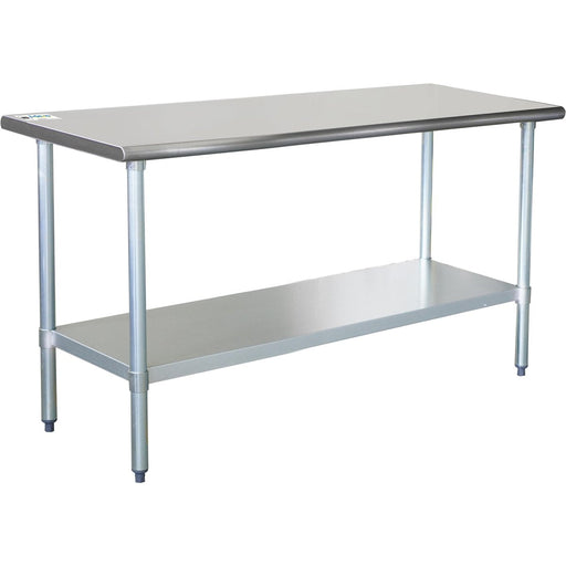 Commercial Work table Stainless steel Bottom shelf 1500x600x900mm |  WTG600X1500 Makfry