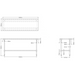 B GRADE Commercial Work table Stainless steel Bottom shelf 1800x600x900mm |  WTG600X1800 B GRADE Makfry