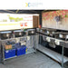 Commercial Work table Stainless steel Bottom shelf 1800x600x900mm |  WTG600X1800 Makfry