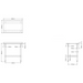 Commercial Work table Stainless steel Rear upstand Bottom shelf 600x600x900mm |  WTG600X60050R Makfry