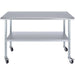Commercial Mobile Stainless Steel Work Table Bottom shelf 1200x700x900mm |  WT70120GMOBILE Makfry