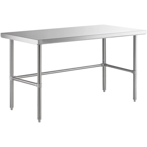 Commercial Stainless Steel Work Table No Bottom shelf 1200x600x900mm |  WT60120GNU Makfry