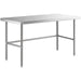 B GRADE Commercial Stainless Steel Work Table No Bottom shelf 1500x600x900mm |  WT60150GNU B GRADE Makfry
