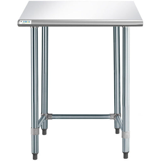 Commercial Work table Stainless steel No bottom shelf 760x610x900mm |  WTGOB2430418 Makfry